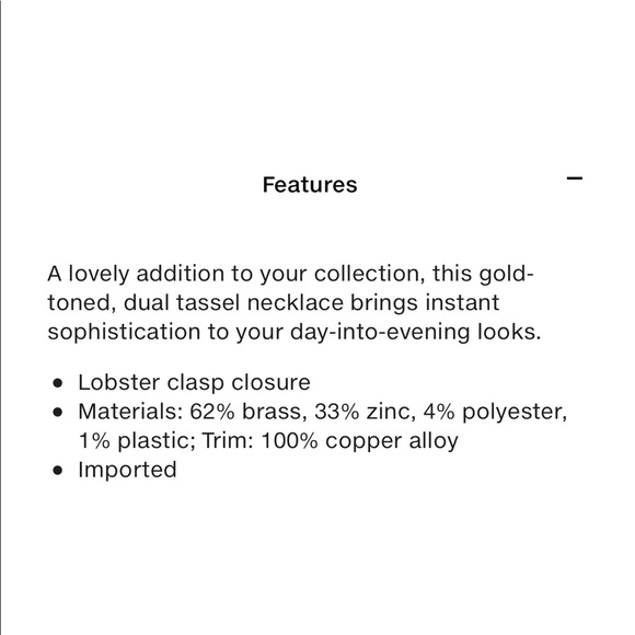 BCBG tassel disc necklace - Picture 4 of 11